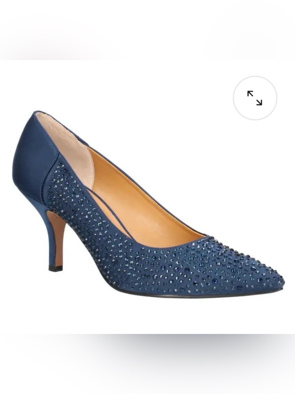 J Renee Shoes Pumps 6.5 Sequined Wedding Formal Elegant